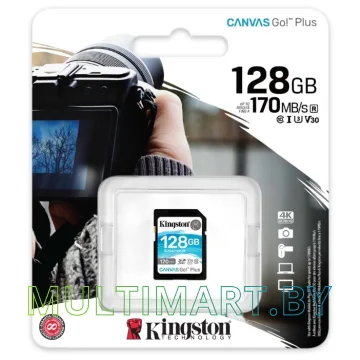 Карта памяти Kingston Canvas Go! Plus SDXC 128GB картинка 3